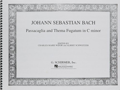 Passacaglia Und Thema Fugatum c-Moll: Orgel solo - Taschenbuch NEU Johann, Seb