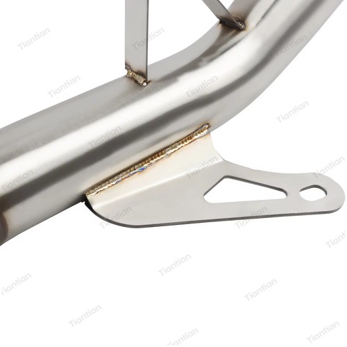 Chrome Exhaust Mid Link Pipe For Kawasaki Z900 2017-2024 | Slip-On Connector | Stainless Steel