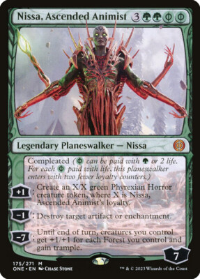 MTG Nissa, Ascended Animist  - Phyrexia: All Will Be One #175