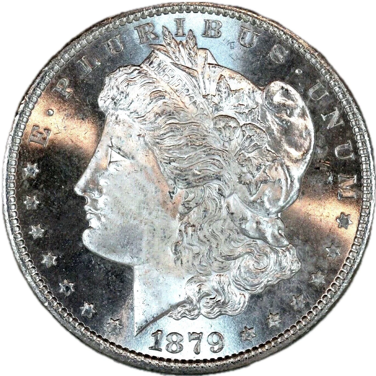 Uncirculated Uncertified 1879 Year Morgan US Dollars (1878-1921