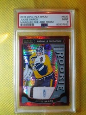 2015 O-Pee-Chee Platinum #M27 Juuse Saros Red Prism RC /149 Nashville Predators 