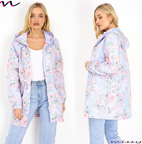 NEW Ladies JACKET RAIN MAC PARKA Womens 
