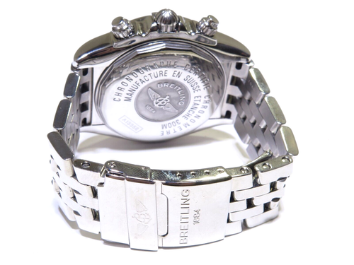 Breitling A13356 Chronograph Automatic Tachymetre White Dial Pilot Watch - Picture 3 of 4