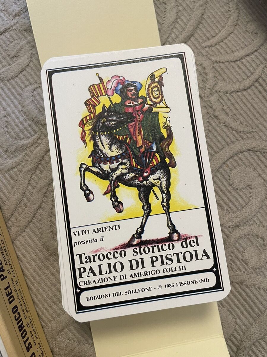 トランプ Tarocco storico del PALIO DI PISTOIA Tarocco Storico Del Palio Di Pistoia - 1985 - by Amerigo