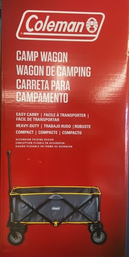 Coleman Camp Wagon -Mutli-purpose Transport -Grey/yellow -Holds up to 150lbs - Picture 5 of 5