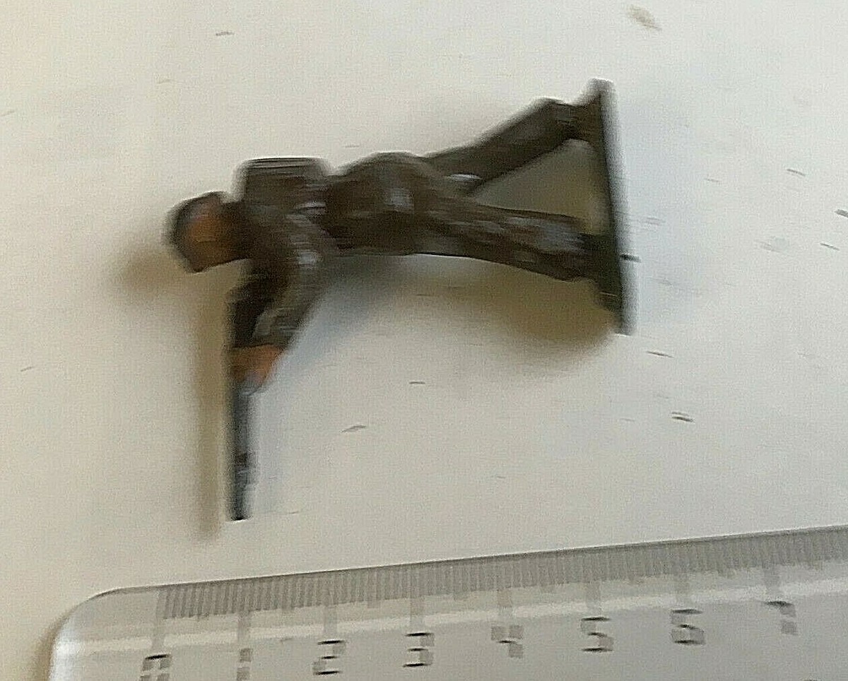 Figurine Ancienne De Soldat Militaire En Métal - Échelle 1/32 Environ - Numéro 10 B - Occasion