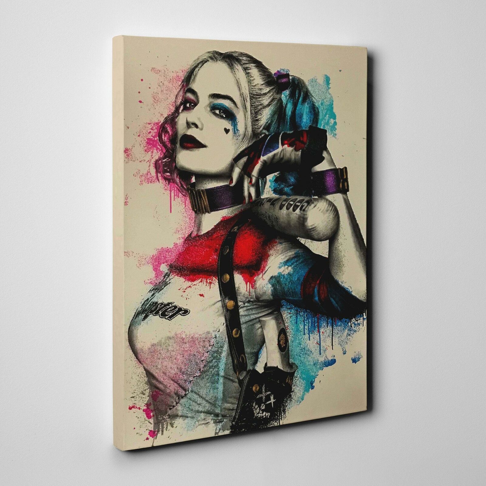 Harley Quinn con la mazza da baseball Suicide Squad interpretata da Margot  Robbie Art Print by deShan -  Italia