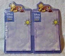 Disney Winnie the Pooh Magnetic Notepad Lot of 2 Brand New Factory Sealed