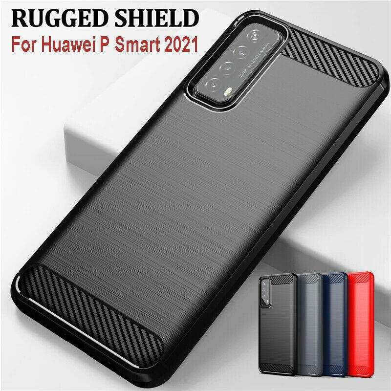 COVER CARBON PER HUAWEI PSMART 2021 CUSTODIA COVER CARBON PER HUAWEI PSMART 2021 CUSTODIA