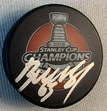 ANDRE BURAKOVSKY AUTOGRAPH SIGNED 2018 STANLEY CHAMPION WASHINGTON CAPITALS PUCK