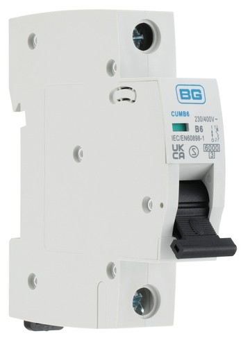 BG CUMB6 British General Circuit Breaker MCB Type B6 B Type 6A 6 Amp NEU - Bild 2 von 2