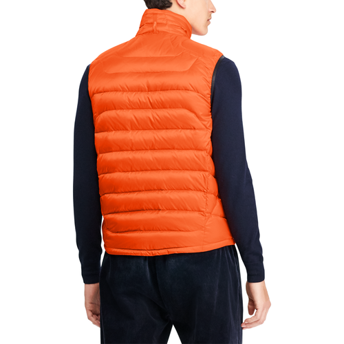 $595 Ralph Lauren Purple Label Mens RLX Orange Quilted Down Packable Bomber Vest - Picture 5 of 5