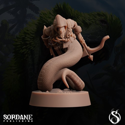 Yuan Ti Rogue Pose 2a | Sordane Publishing | D&D Miniature | Nyantari - Picture 4 of 5