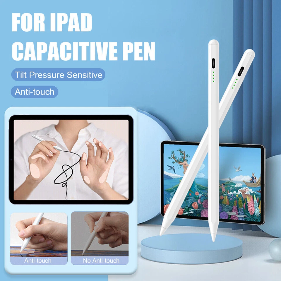 1st 2nd Generation Pencil Pen Stylus For Apple iPad 6th 7th 8th 9th 10th Gen Pro - Image 2 of 4