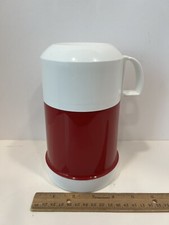 Red Thermos Insulated Food Jar Cold Hot Soup Travel Container 10oz/16oz