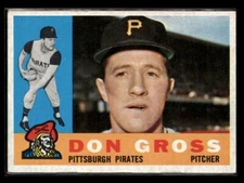 1960 Topps #284 Don Gross - EX/NM Set Break!