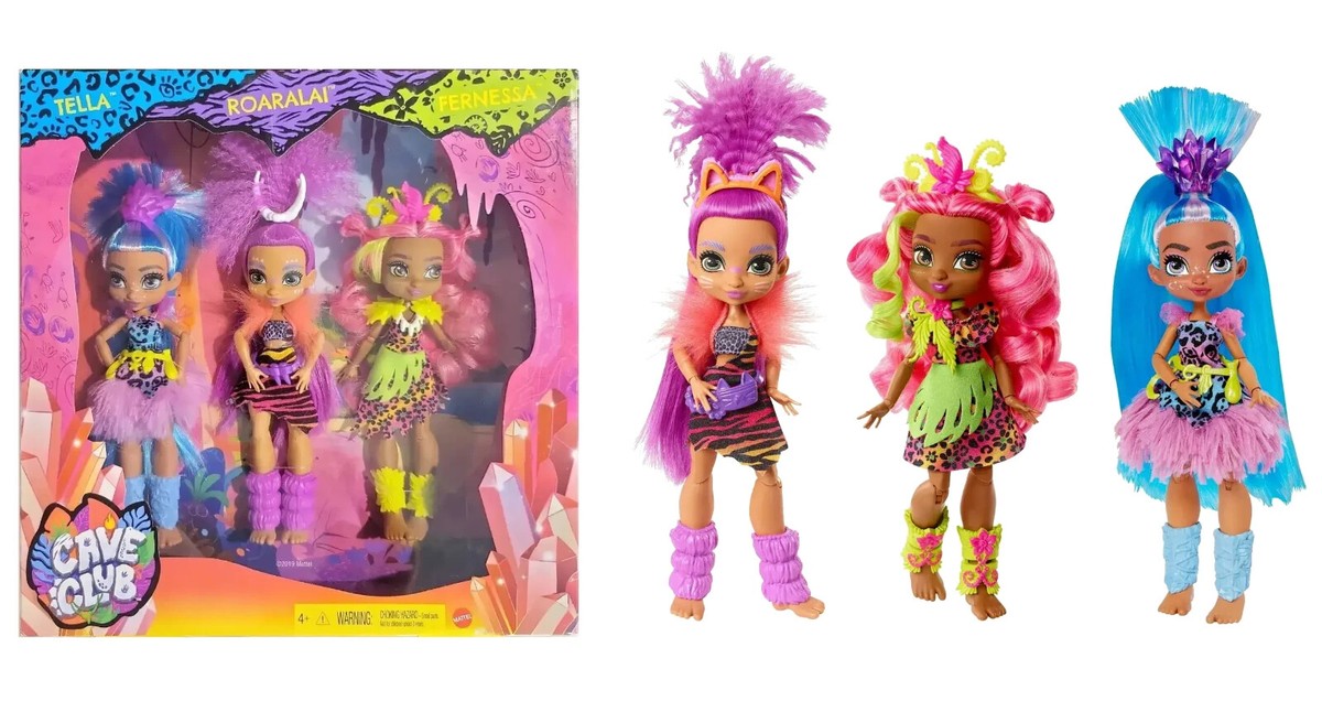 Cave Club 3x Prehistoric Poseable Fashion 10