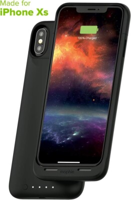 mophie Juice Pack Air Protective Battery Pack Case for Apple iPhone Xs/X - Black