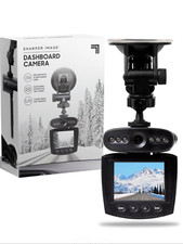 SHARPER IMAGE 720P Dashboard Camera Monitor 270 Degree Pivoting 2.4" LCD Screen
