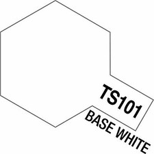 Tamiya - Lacquer Spray Paint, TS-101 Base White - 100ml Spray Can