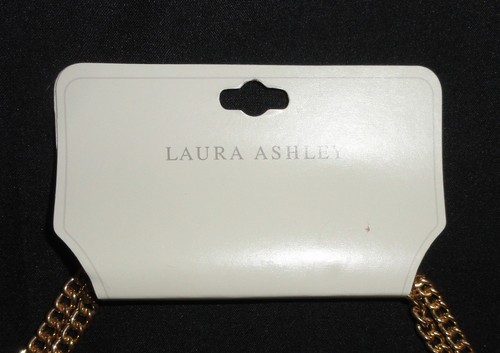 NWT Laura Ashley Necklace ~ Gold Tone ~ Rings Discs etc ~ Chunky Boho - Picture 3 of 4