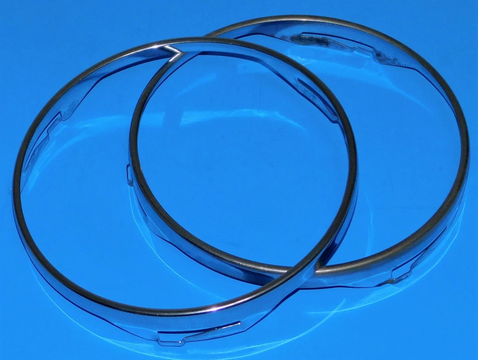 Mercedes-Benz W115 220D 1975 1976 OEM faro bombilla anillo de retención par Foto 4 de 4