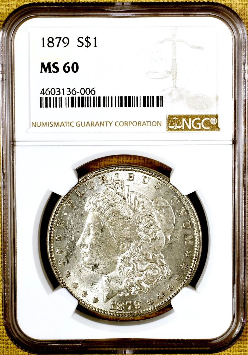 額 MS 60 Graded 1879 Year Morgan US Dollars (1878-1921) for sale | eBay