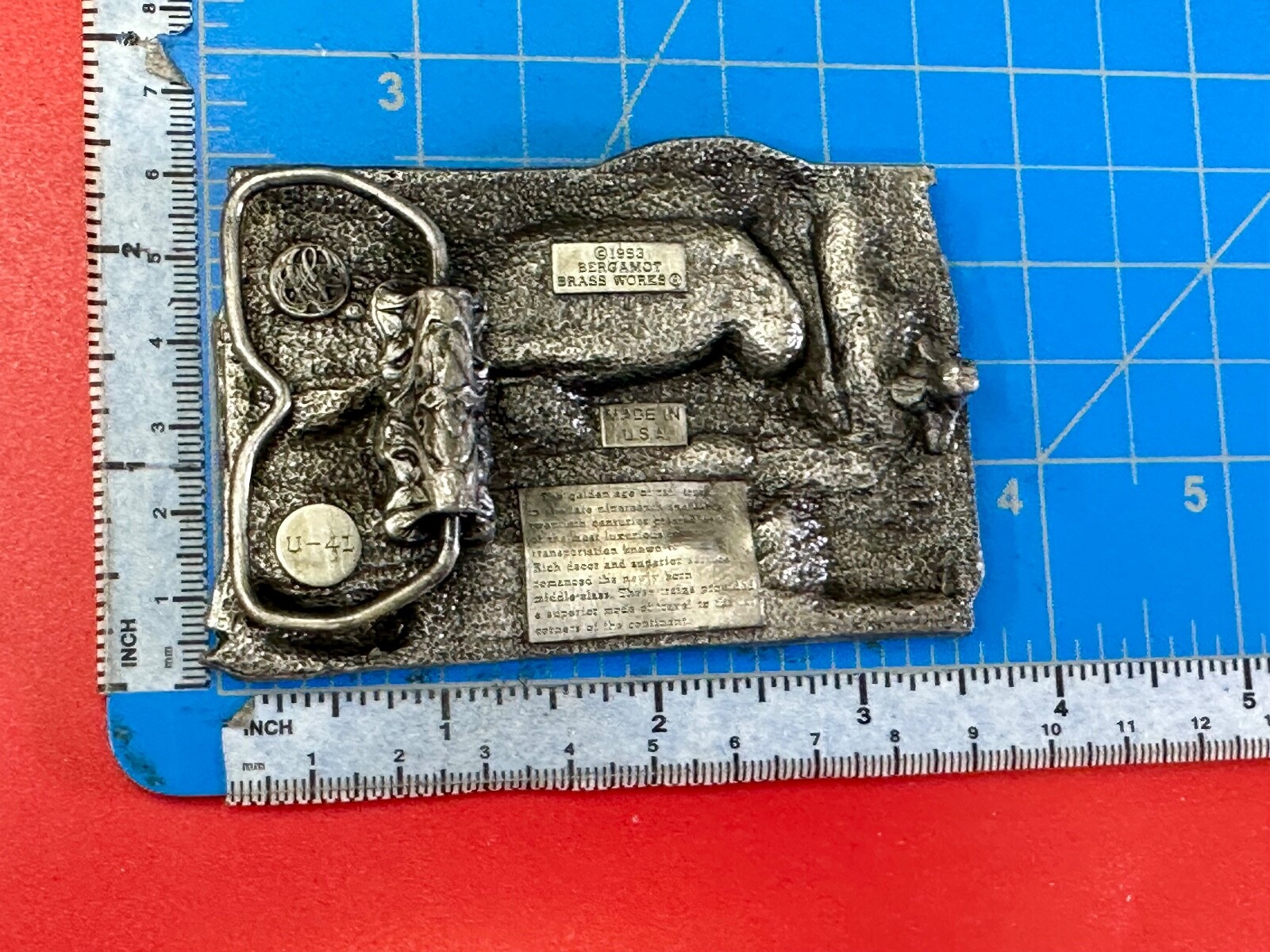 RR Train Steam Engine Under Bridge Collectors 70'… - image 8