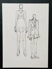 fashion illustration - Original Sketch