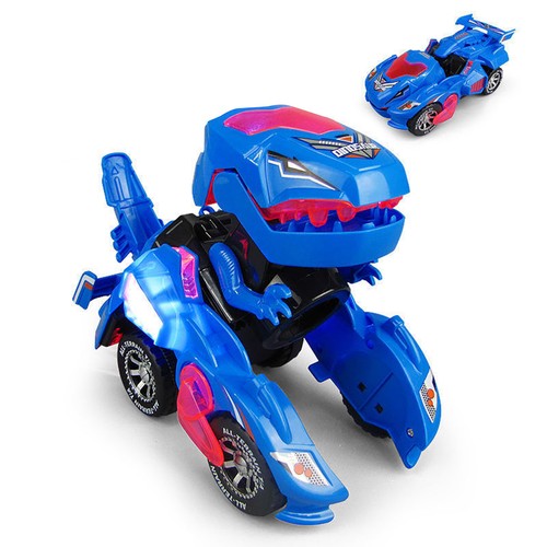 Transforming Dinosaur LED Car Automatic Dino Car For Kids 3+ Years Old Gifts B - Picture 20 of 26