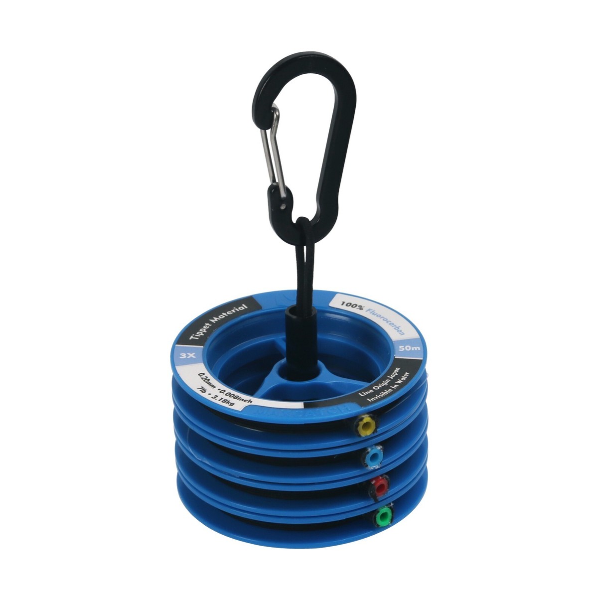 Bas De Ligne Fluorocarbon Maxcatch Fluorocarbon Leader Tippet Line For Fly Fishing With Tippet Line Holder & Tender, Clear Fly Fishing Tippet - Foto 2