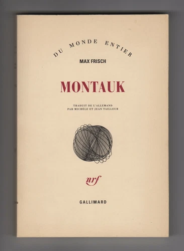Max Frisch Montauk Gallimard Coll. Del Monde Intero