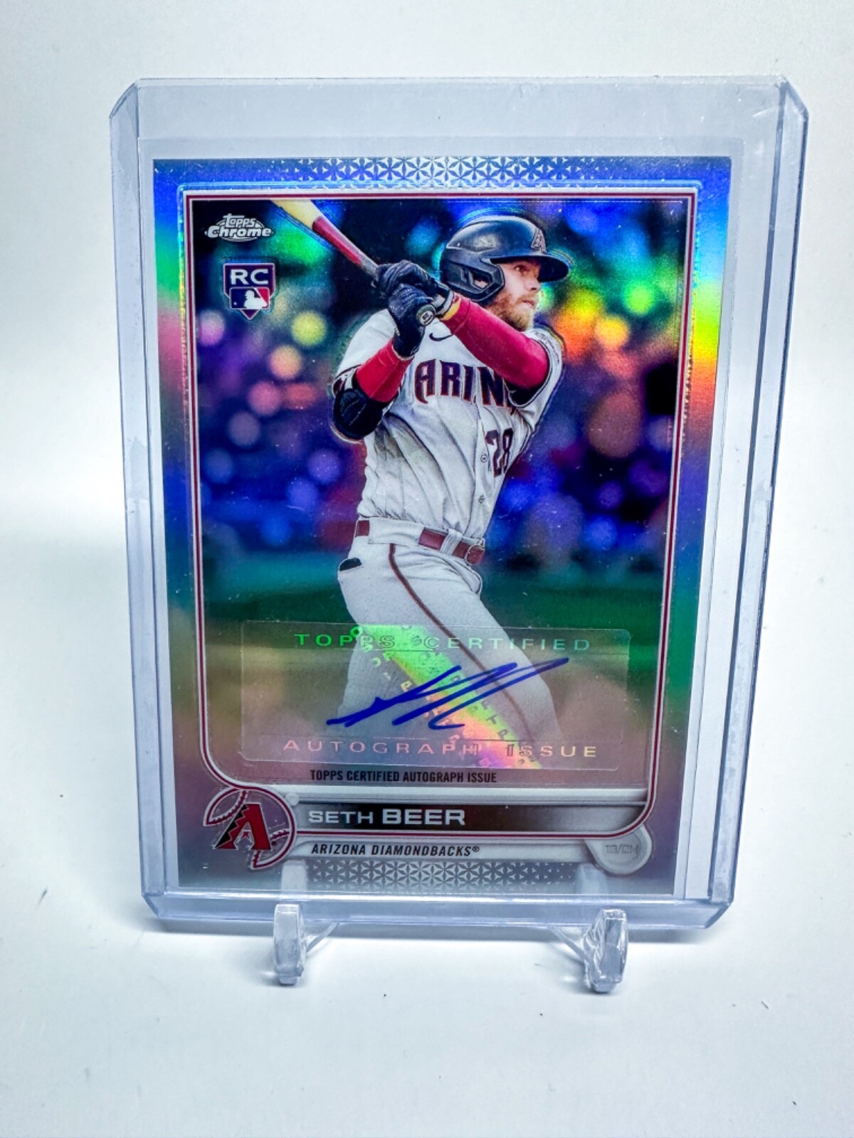 2022 Topps Chrome Update SETH BEER Rookie AUTO  Diamondbacks #AC-SBE