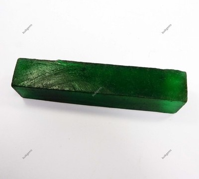 Certified 290.90 Ct Colombian Green Emerald Natural Rough Huge Loose Gemstone