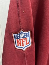 MENS NFL WASHINGTON COMMANDERS Nike TEAM ISSUED LONG SLEEVE 1/4 ZIP 2XL MAROON