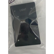 Carling Technologies On - OFF Lights Momentary Rocker Switch Panel Mount Black