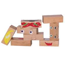 - FF550 How Am I Feeling Blocks - Ages 1+ - Mix and Match Pieces to Make Expr...
