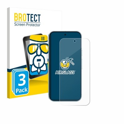 3x Panzerfolie Schutzglas für Google Pixel 9 (case-friendly) Displayschutz
