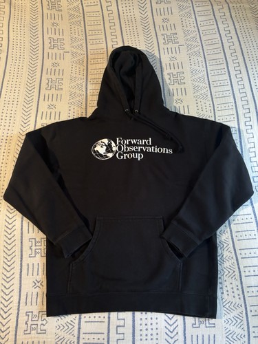 Forward Observations Group Fog Black Hoodie Sweatshirt Large