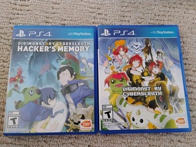 Lot of 2 PS4 games Digimon Story Cybersleuth and Digimon Hackers memory PS4!!!