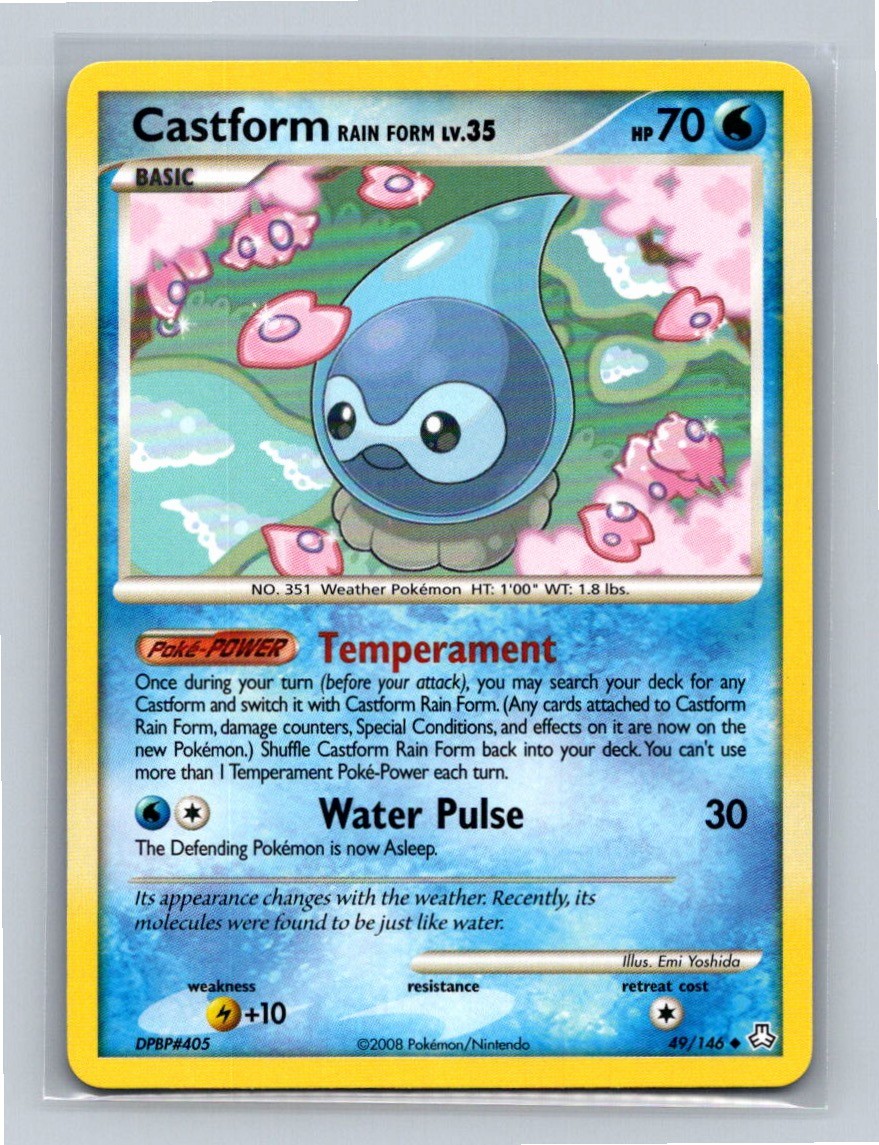 Castform Rain Form 49/146 Legends Awakened Uncommon LP