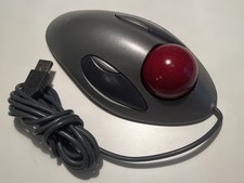 Mouse Trackball Logitech Trackman USB in marmo rosso T-BC21