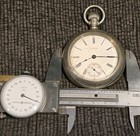 Antique Elgin Open Face Pocket Watch Silveroid Case 1910s Railroad Pocket Watch — photo 2