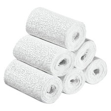 Plaster Coth Rolls 6 Pack Gauze Bandage 7.5 270cm, White