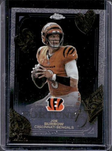 2025 Topps Chrome Joe Burrow Base (RAW)