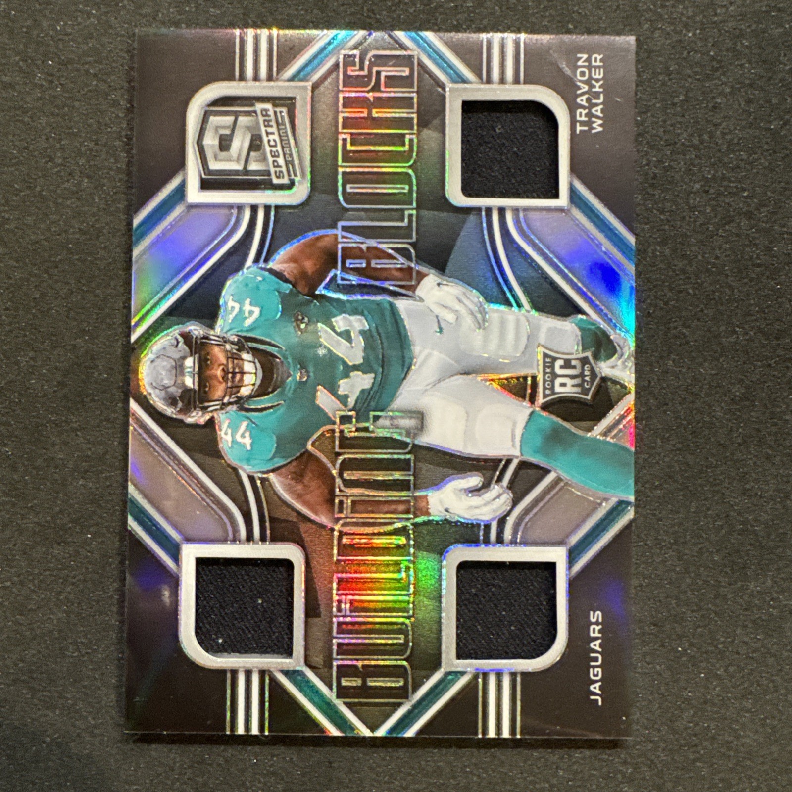 Travon Walker Panini Spectra Building Blocks Memorabilia #BBLTWA Base