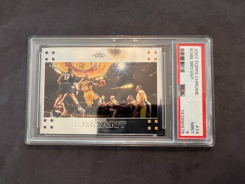 2007-08 Topps Chrome Kobe Bryant PSA 9 - Lakers MVP HOF Champ