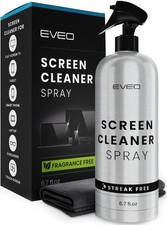 "Screen Cleaner Spray with Microfiber Cloth Safe for TVs, Laptops, Phones,
