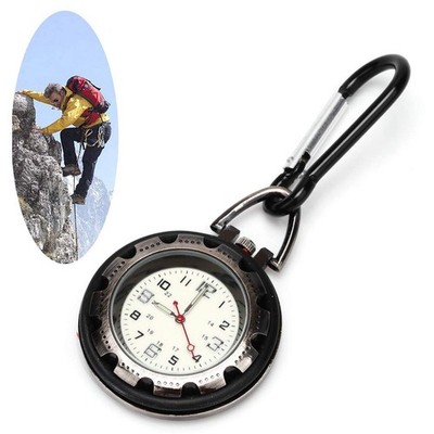 WONOLO Clip auf Karabiner leuchtendes Zifferblatt FOB Digitaluhr für Sport Krankenschwestern... 
