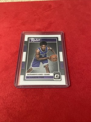 De'Aaron Fox 2017-18 Donruss Optic #5 The Rookies RC Rookie Card